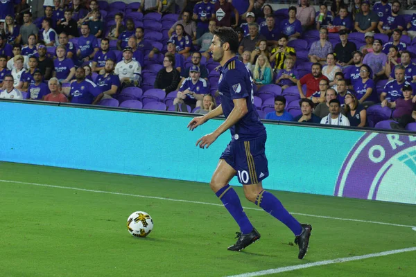 Orlando City Φιλοξενεί Την Επανάσταση Της Νέας Αγγλίας Στο Orlando — Φωτογραφία Αρχείου