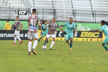 Fluminense, Florida Kupası 'nda 15 Ocak 2018' de Orlando Florida 'da oynanan Spektrum Stadyumu' nda Barcelona SC 'ye karşı..
