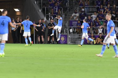Orlando City 26 Temmuz 2018 'de Florida Exploria Stadyumu' nda NYC FC 'ye ev sahipliği yaptı. Fotoğraf: Marty Jean-Louis