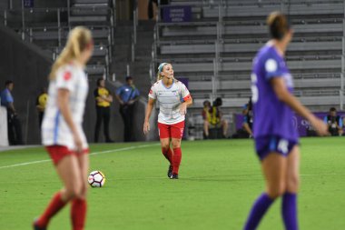 Orland Pride, 25 Ağustos 2018 'de Orlando Florida' daki Exploria Stadyumu 'nda Chicago Red Stars' a ev sahipliği yapıyor..