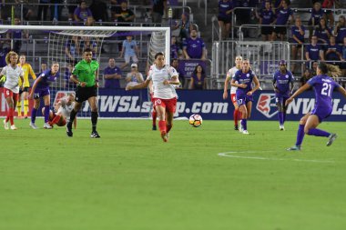 Orland Pride, 25 Ağustos 2018 'de Orlando Florida' daki Exploria Stadyumu 'nda Chicago Red Stars' a ev sahipliği yapıyor..