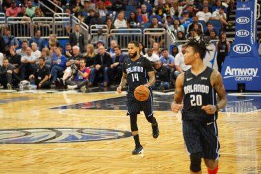 Orlando Magic 30 Aralık 2019 tarihinde Orlando, Florida 'daki Amway Center' da Atlanta Hawks 'a ev sahipliği yaptı.
