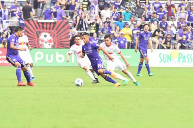 Orlando City, 31 Mart 2018 'de Orlando Florida' daki Exploria Stadyumu 'nda New York Red Bulls' a ev sahipliği yaptı..  