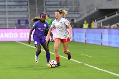 Orland Pride, 25 Ağustos 2018 'de Orlando Florida' daki Exploria Stadyumu 'nda Chicago Red Stars' a ev sahipliği yapıyor..  