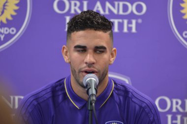Orlando City SC, Dom Dwyer 'ı tanıtmak için bir basın toplantısı düzenledi..  
