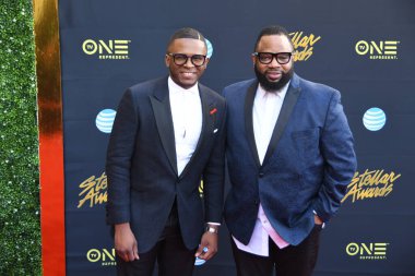 24 Mart 2018 Cumartesi günü Las Vegas 'taki Orleans Resort' ta düzenlenen 33. Yıldız Ödülleri Kırmızı Halı sırasında ünlüler.