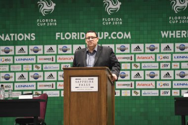 Basın Konferansı futbolcularının görüntüsü