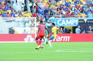 Brezilya, 8 Haziran 2016 tarihinde Orlando Florida 'daki Copa America Centenario' da Haiti ile karşılaştı..
