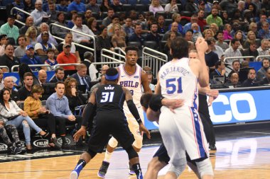 Orlando Magic, Philadelphia 76ers 'ı 25 Mart 2019' da Orlando Florida 'daki Amway Arena' da ağırlıyor.. 