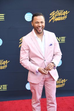 24 Mart 2018 Cumartesi günü Las Vegas 'taki Orleans Resort' ta düzenlenen 33. Yıldız Ödülleri Kırmızı Halı sırasında ünlüler.