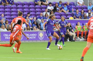 Orlando Pride 28 Haziran 2018 tarihinde Orlando City Stadyumu 'nda Houston Dash' e ev sahipliği yaptı. Fotoğraf: Marty Jean-Louis