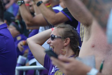 Orlando City 8 Nisan 2018 'de Orlando Florida' daki Exploria Stadyumu 'nda Portland Timbers' a ev sahipliği yaptı..