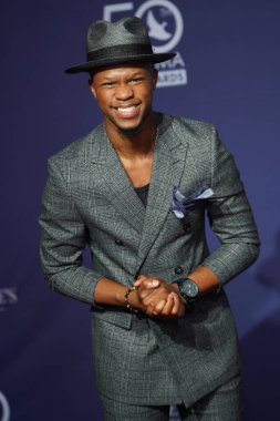 İncil sanatçısı Kelontea Gavin 15 Ekim 2019 'da Tennessee, Nashville' deki Linbscome Üniversitesi 'nde verilen 50. GMA Dove Ödüllerinde Kırmızı Halıda Yürür. Fotoğraf: Marty Jean-Louis