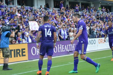 Orlando City, 31 Mart 2018 'de Orlando Florida' daki Exploria Stadyumu 'nda New York Red Bulls' a ev sahipliği yaptı..  
