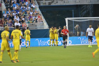 Paris Saint-Germain, Tottenham Hotspur 'a karşı 22 Temmuz 2017' de Orlando Florida 'daki Citrus Bowl' da. 