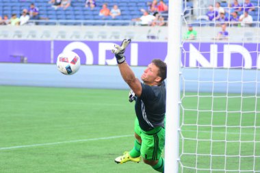 Orlando City, 24 Ağustos 2016 'da Orlando Florida' daki Kamp Dünyası Stadyumunda Toronto FC 'ye ev sahipliği yaptı..