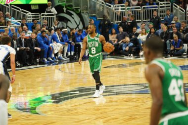 Orlando Magic, Boston Celtics 'i 24 Ocak 2020' de Orlando, Florida 'da Amway Center' da ağırladı.