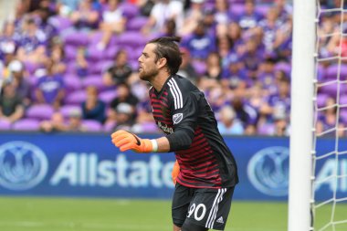 Orlando City 8 Nisan 2018 'de Orlando Florida' daki Exploria Stadyumu 'nda Portland Timbers' a ev sahipliği yaptı..