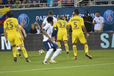 Paris Saint-Germain, Tottenham Hotspur 'a karşı 22 Temmuz 2017' de Orlando Florida 'daki Citrus Bowl' da.  