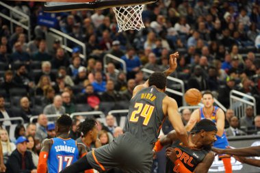 Orlando Magic 22 Ocak 2020 'de Orlando Florida' daki Amway Center 'da Oklahoma Thunder' a ev sahipliği yaptı..  