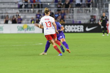 Orland Pride, 25 Ağustos 2018 'de Orlando Florida' daki Exploria Stadyumu 'nda Chicago Red Stars' a ev sahipliği yapıyor..  