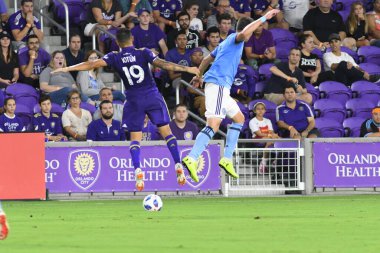 Orlando City 26 Temmuz 2018 'de Florida Exploria Stadyumu' nda NYC FC 'ye ev sahipliği yaptı. Fotoğraf: Marty Jean-Louis