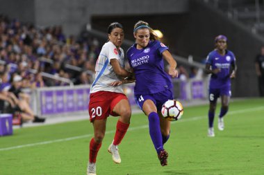 Orland Pride, 25 Ağustos 2018 'de Orlando Florida' daki Exploria Stadyumu 'nda Chicago Red Stars' a ev sahipliği yapıyor..  
