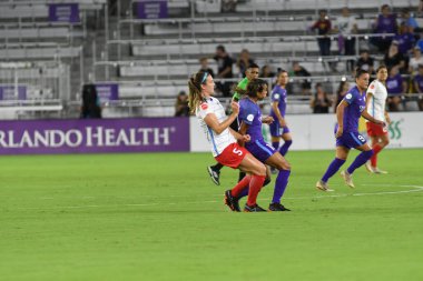 Orland Pride, 25 Ağustos 2018 'de Orlando Florida' daki Exploria Stadyumu 'nda Chicago Red Stars' a ev sahipliği yapıyor..  