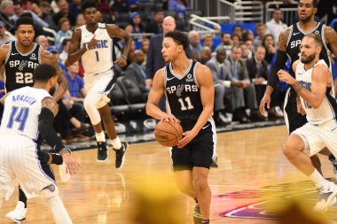 Orlando Magic, 19 Aralık 2018 tarihinde Orlando Florida 'daki Amway Center' da San Antonio Spurs 'a ev sahipliği yapmaktadır.. 