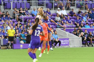Orlando Pride 28 Haziran 2018 tarihinde Orlando City Stadyumu 'nda Houston Dash' e ev sahipliği yaptı. Fotoğraf: Marty Jean-Louis