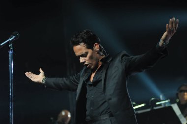 Latin şarkıcı Marc Anthony 5 Ekim 2014 'te Orlando Florida' daki Amway Center 'da konser verdi.. 