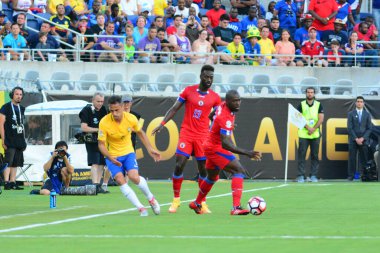 Brezilya, 8 Haziran 2016 tarihinde Orlando Florida 'daki Copa America Centenario' da Haiti ile karşılaştı.. 