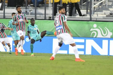 Fluminense, Florida Kupası 'nda 15 Ocak 2018' de Orlando Florida 'da oynanan Spektrum Stadyumu' nda Barcelona SC 'ye karşı..