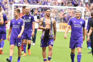 Orlando City, 31 Mart 2018 'de Orlando Florida' daki Exploria Stadyumu 'nda New York Red Bulls' a ev sahipliği yaptı..  