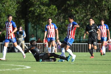 30 Temmuz 2019 'da Orlando Florida' daki Disney 'in Vahşi Spor Dünyası' nda düzenlenen MLS Allstar Haftası sırasında MLS Homegrown oyunu.