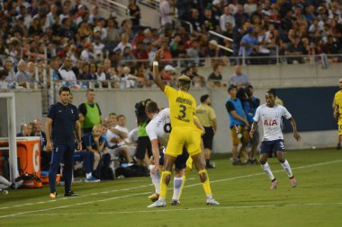 Paris Saint-Germain, Tottenham Hotspur 'a karşı 22 Temmuz 2017' de Orlando Florida 'daki Citrus Bowl' da.   