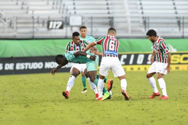 Fluminense, Florida Kupası 'nda 15 Ocak 2018' de Orlando Florida 'da oynanan Spektrum Stadyumu' nda Barcelona SC 'ye karşı..