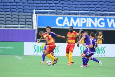 Orlando City SC, 29 Haziran 2016 'da Orlando Florida' daki Kamp Dünyası Stadyumu 'nda Fort Lauderdale Strikers' a ev sahipliği yaptı..