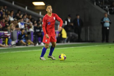 Amerikan Futbol Takımı 15 Kasım 2019 Cuma günü Orlando Florida 'daki Exploria Stadyumu' nda oynanan Concacaf Uluslar Ligi karşılaşmasında Kanada 'ya ev sahipliği yapmaktadır.