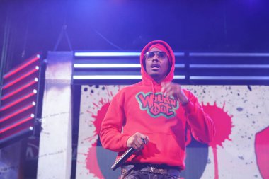 MTV Wild n Out Tour sunucusu Nick Cannon 5 Mart 2020 Perşembe günü Orlando Florida 'daki Amway Center' da