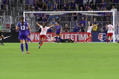 Orland Pride, 25 Ağustos 2018 'de Orlando Florida' daki Exploria Stadyumu 'nda Chicago Red Stars' a ev sahipliği yapıyor..