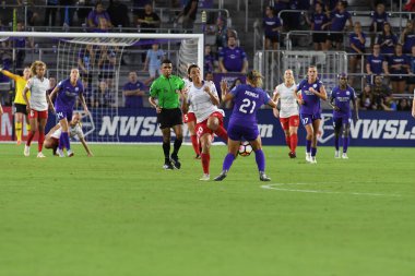 Orland Pride, 25 Ağustos 2018 'de Orlando Florida' daki Exploria Stadyumu 'nda Chicago Red Stars' a ev sahipliği yapıyor..