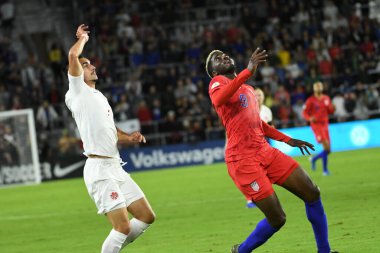 Amerikan Futbol Takımı 15 Kasım 2019 Cuma günü Orlando Florida 'daki Exploria Stadyumu' nda oynanan Concacaf Uluslar Ligi karşılaşmasında Kanada 'ya ev sahipliği yapmaktadır.