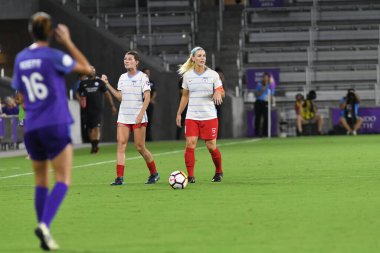 Orland Pride, 25 Ağustos 2018 'de Orlando Florida' daki Exploria Stadyumu 'nda Chicago Red Stars' a ev sahipliği yapıyor..