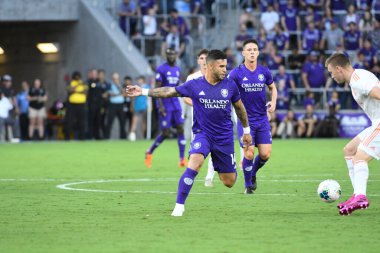 Orlando City SC, 6 Ağustos Salı günü Orlando Florida 'daki Exploria Stadyumu' nda oynanan ABD Kupası sırasında Atlanta United FC 'ye ev sahipliği yaptı..