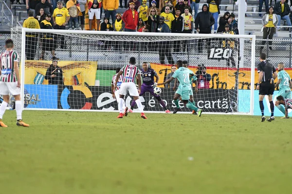 Fluminense Barcelona Durante Copa Florida Spectrum Stadium Enero 2018 Orlando — Foto de Stock