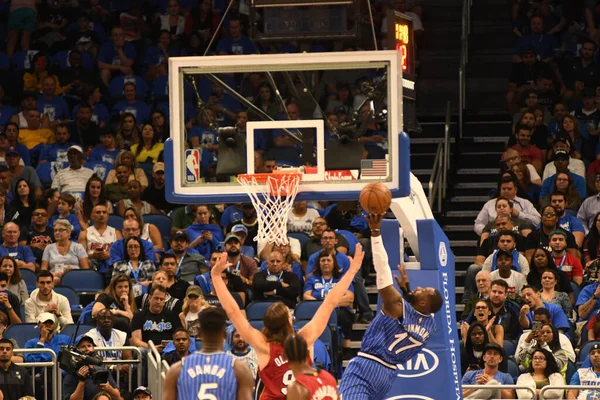 Orlando Magic Hostí Miami Heat Amway Center Orlandu Floridě Října — Stock fotografie