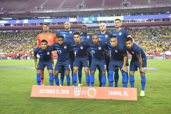 Usa Columbia Raymond James Stadium Tampa Florida Жовтня 2018 — стокове фото