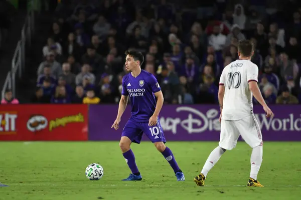 Orlando City Empfängt Real Salt Lake Exploria Stadium Samstag Den — Stockfoto