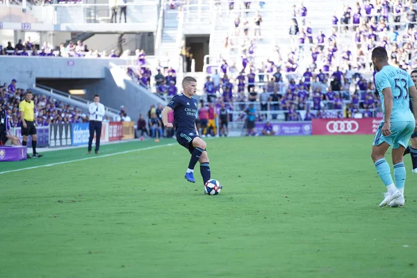 Orlando City Acoge Vancouver Whitecaps Orlando City Stadium Sábado Abril — Foto de Stock